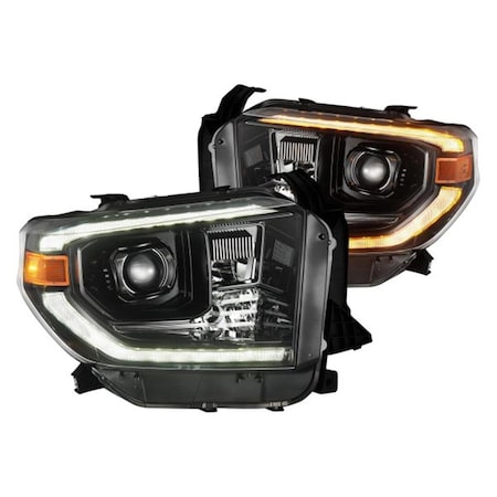 Alpharex Usa Luxx Series Projector LED Headlights for 2014-2021 Toyota Tundra 880836